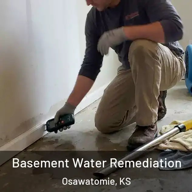  Basement Water Remediation Osawatomie, KS