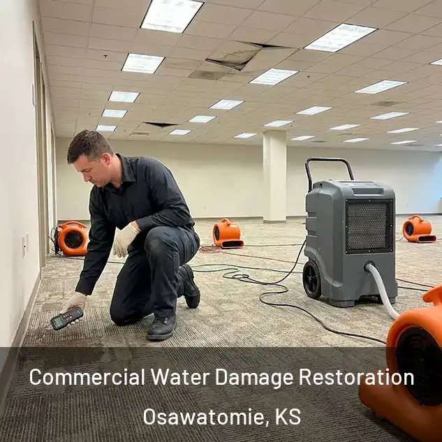  Commercial Water Damage Restoration Osawatomie, KS
