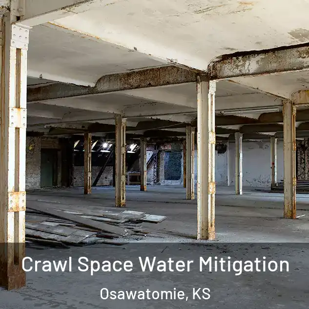  Crawl Space Water Mitigation Osawatomie, KS