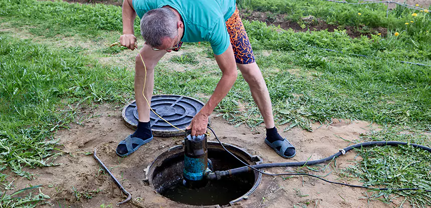 Outdoor Sewage Cleanup in Osawatomie