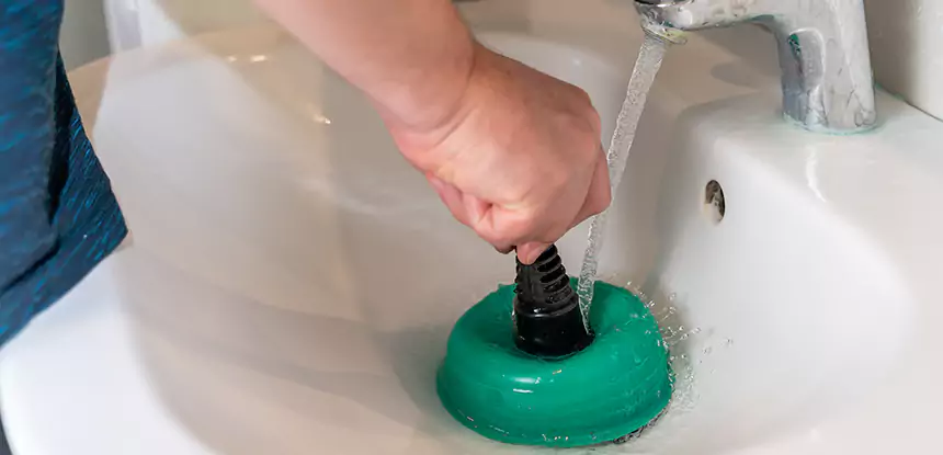Sink Standing Water Blockage Removal in Osawatomie