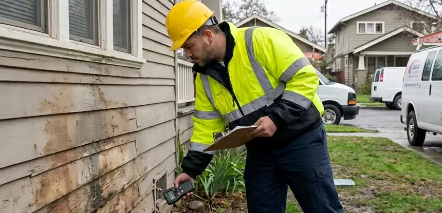 Water Damage Exterior Wall Osawatomie