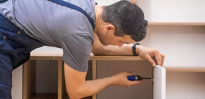 Water Damaged Cabinet Repair in Osawatomie