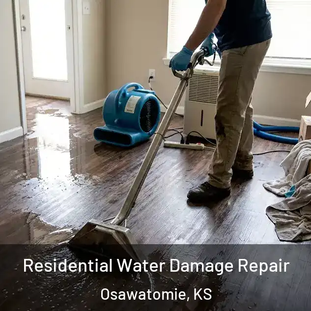  Residential Water Damage Repair Osawatomie, KS